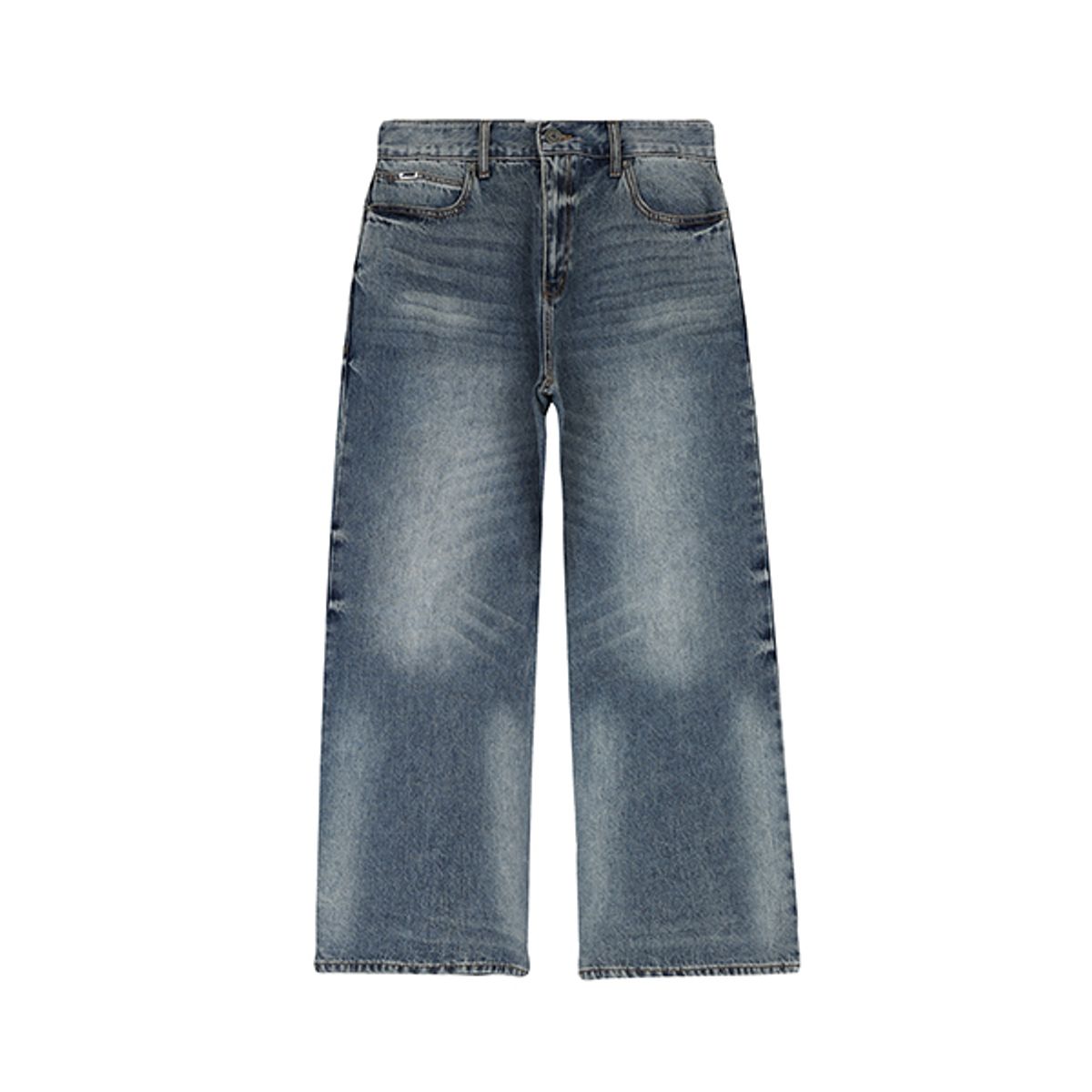 잠뱅이(JAMBANGEE) 유니)난스판 도밍고 루즈 와이드 데님_AO3DLG548-MB