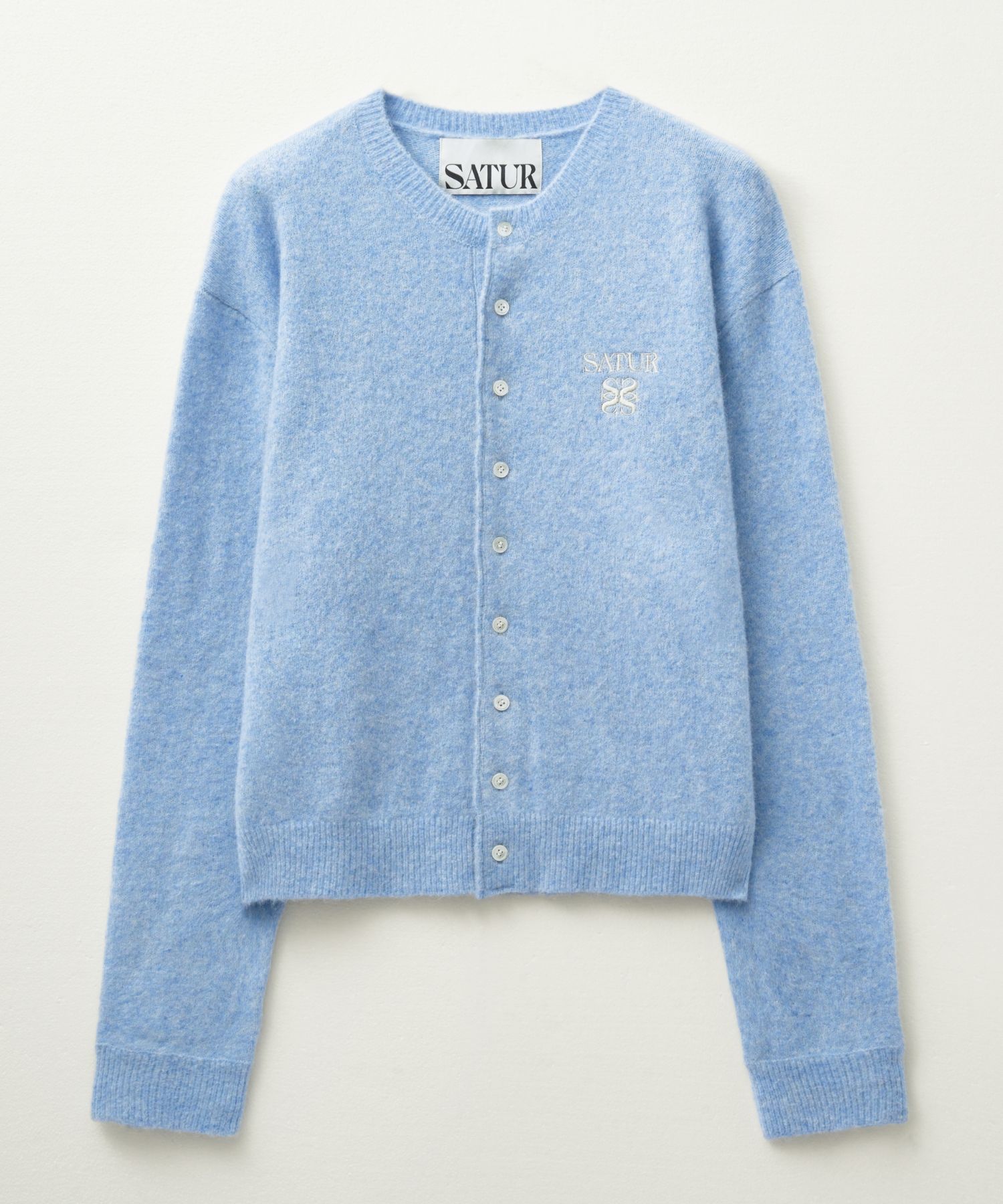 トップス SATUR / Alpaca Crew Neck Knit Cardigan MUSINSA | SATUR (W) Alpaca Crew Neck Knit Cardigan Red