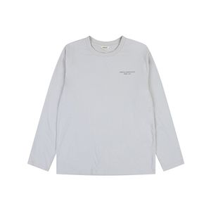 남)앞판 프린트 세미 오버핏 티셔츠_AO3WTS602-LG