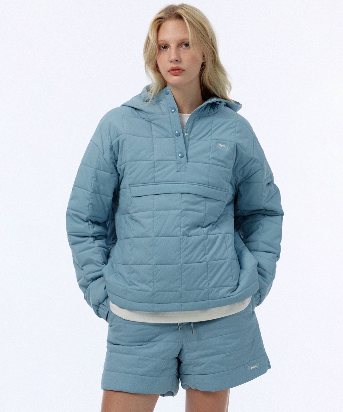클로브(CLOVE) [24FW clove] Quilted Anorak_Women (Sky Blue)