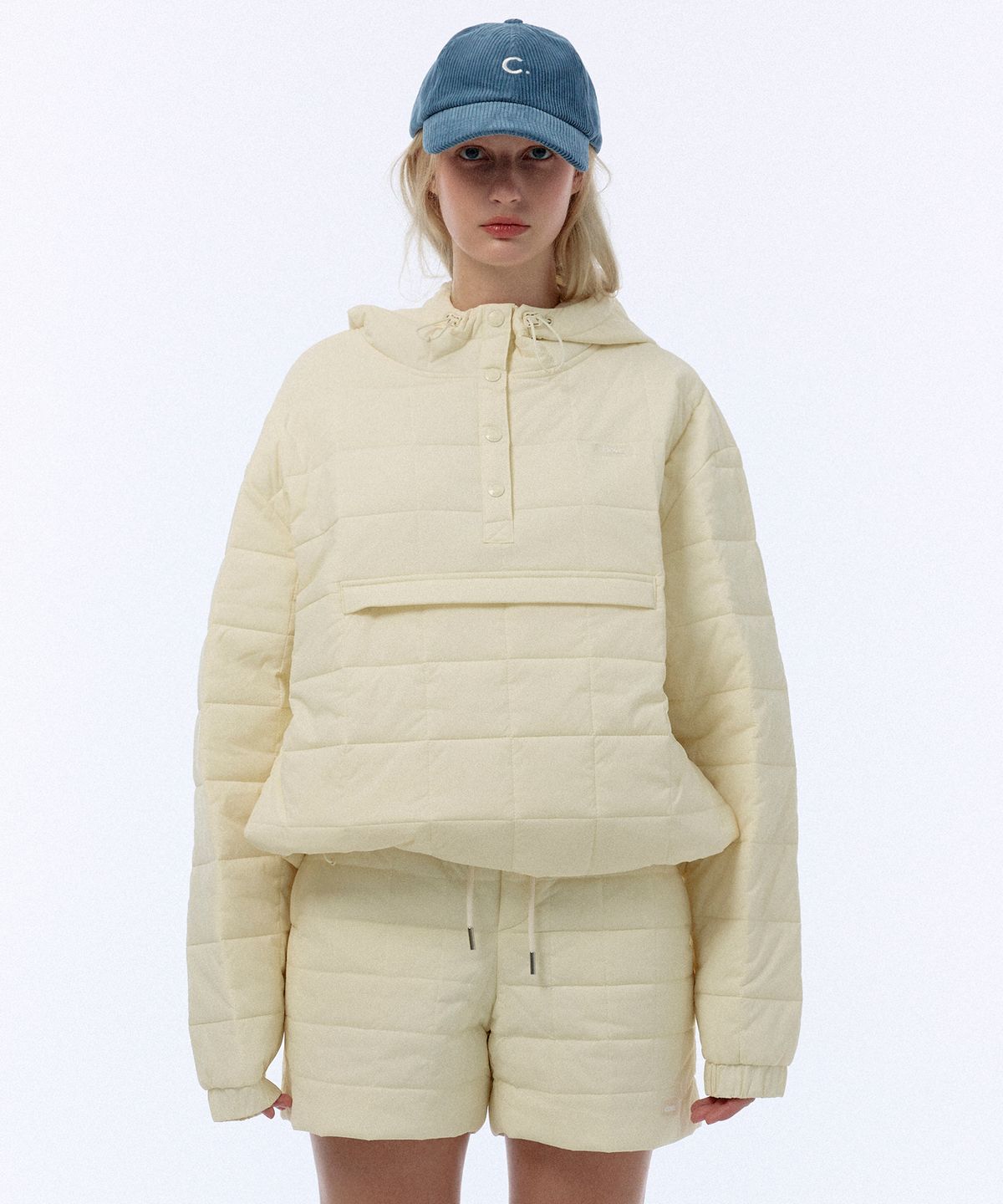 클로브(CLOVE) [24FW clove] Quilted Anorak_Women (Ivory)