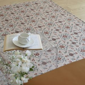 레트로 코지 플라워 극세사 러그