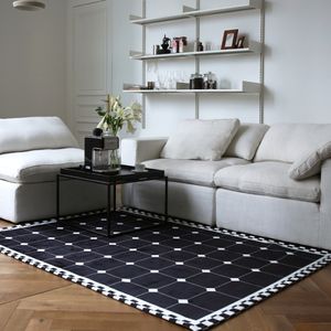 미드 센츄리 모던 워셔블 테라스 극세사 러그