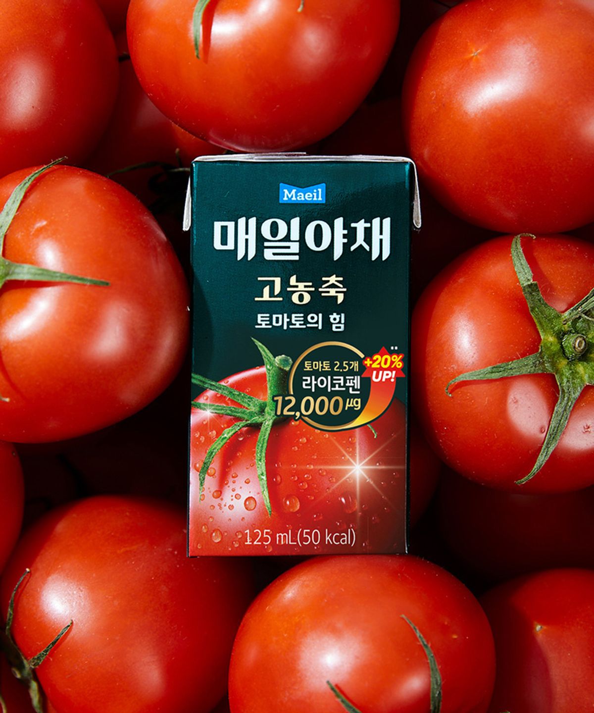 매일야채(MAEILYACHAE) 매일야채 고농축 토마토의 힘 125ml 48팩