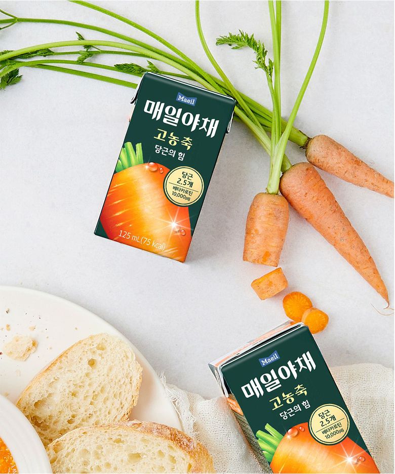 고농축 당근의 힘 125ml 48팩