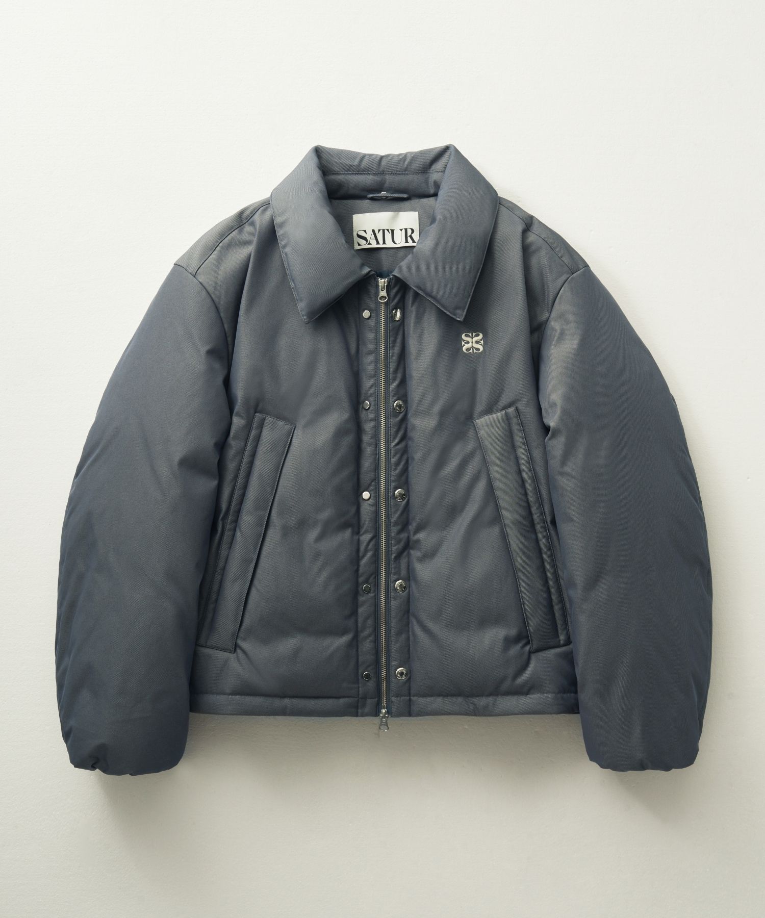 MUSINSA公式 | SATUR Leche Two Tone Duck Down Padding Glitter