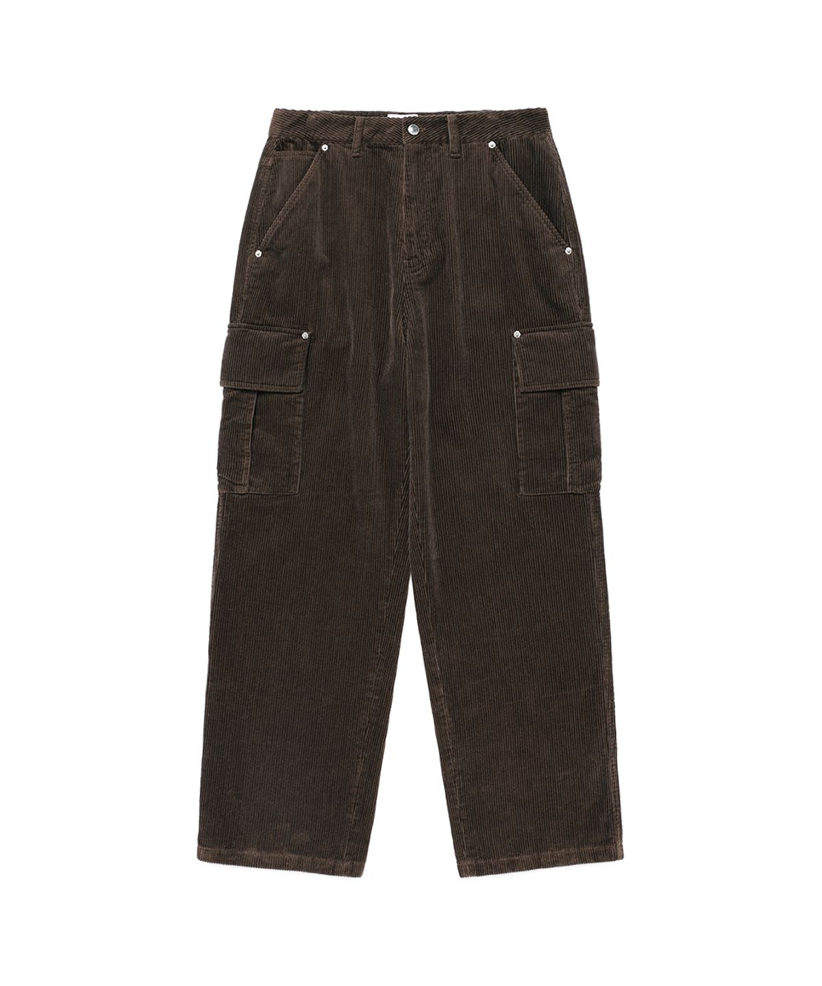 카비시(CAVISH) CORDUROY WASHED CARGO PANTS BROWN(CV2EFUPA10A)