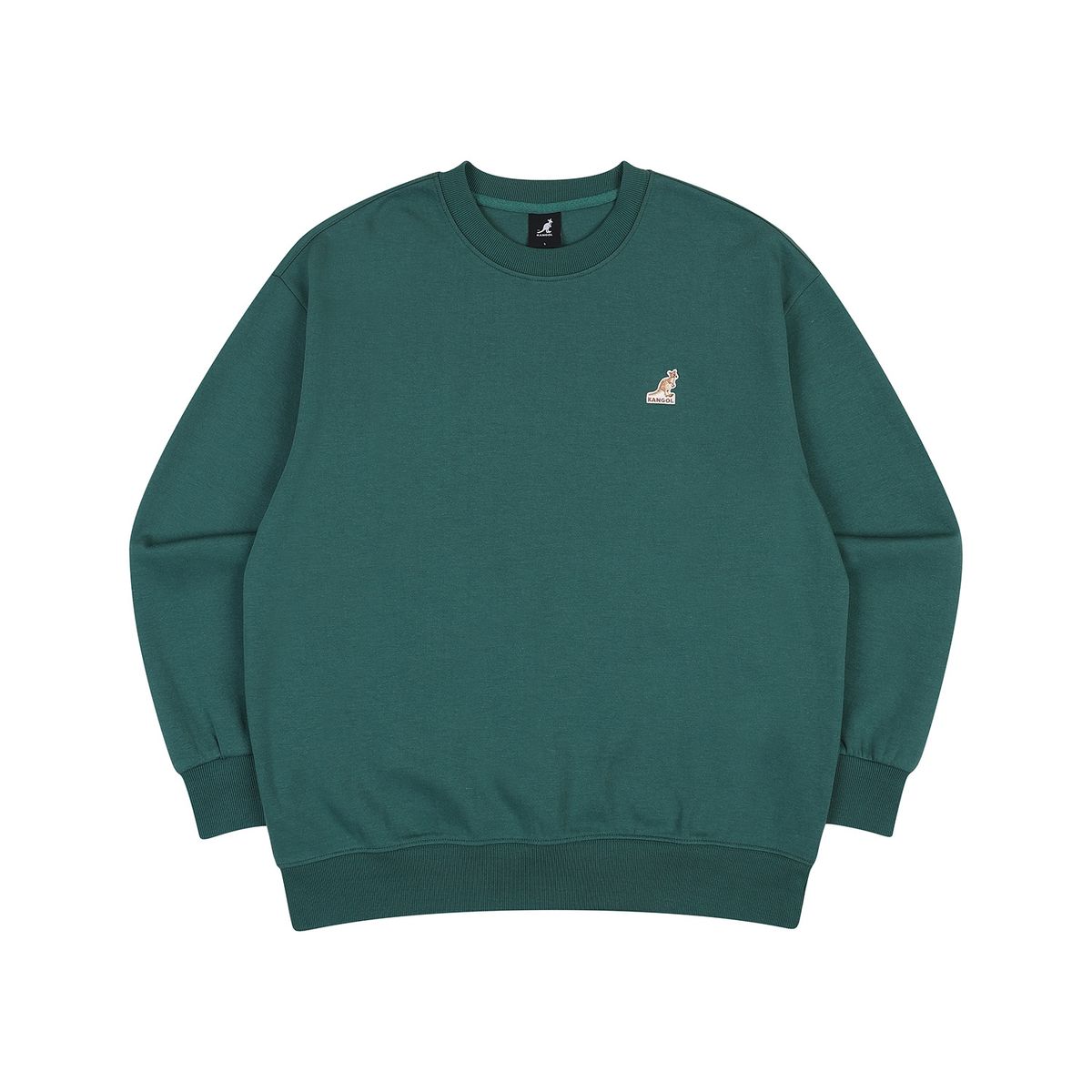 캉골(KANGOL) 로고 패치 스웨트셔츠 1760 그린