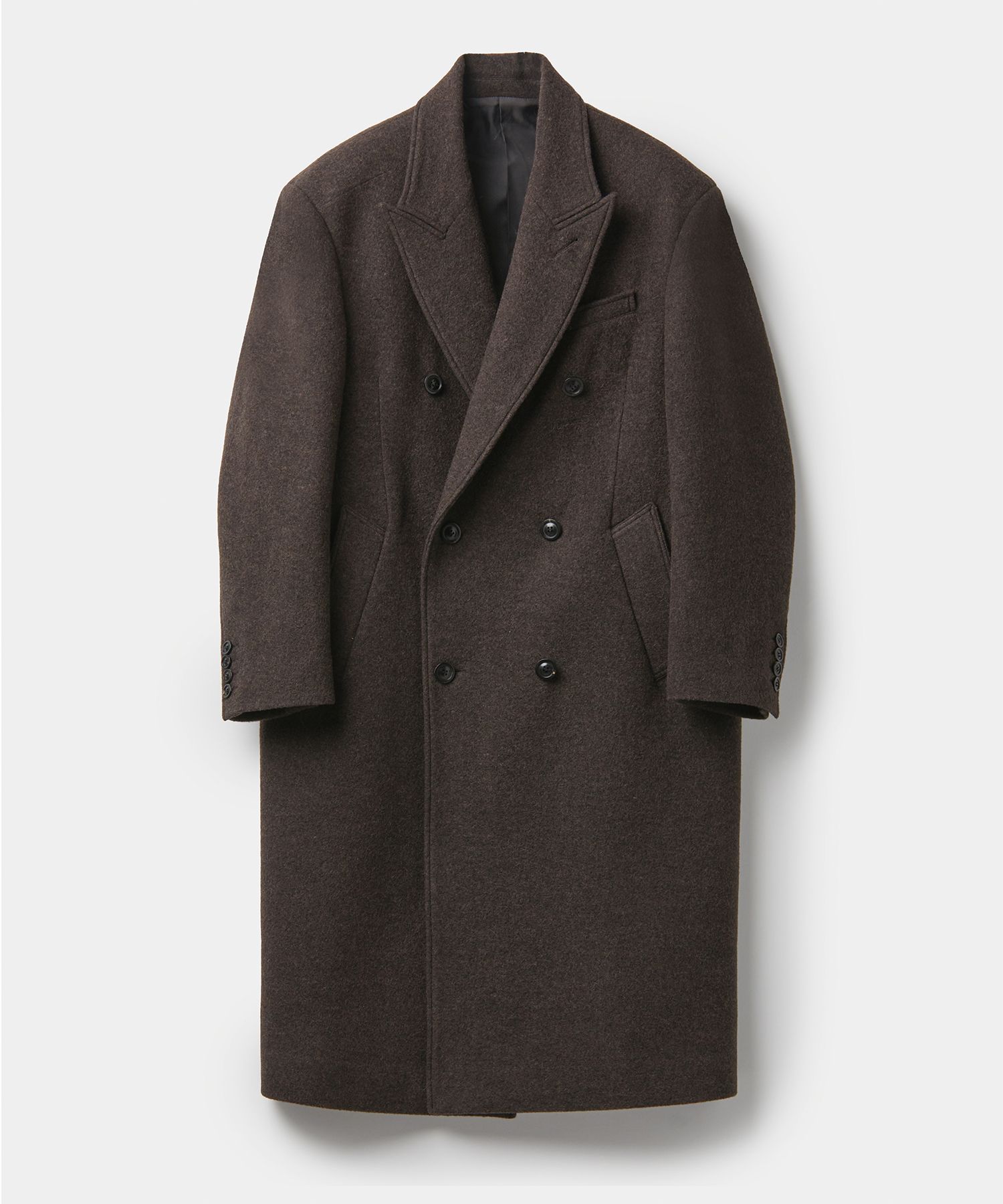 ジャケット・アウター coor Virgin Wool Alpaca Peak Lapel Coat MUSINSA公式 | COOR バージンウールアルパカピークドラペルコート