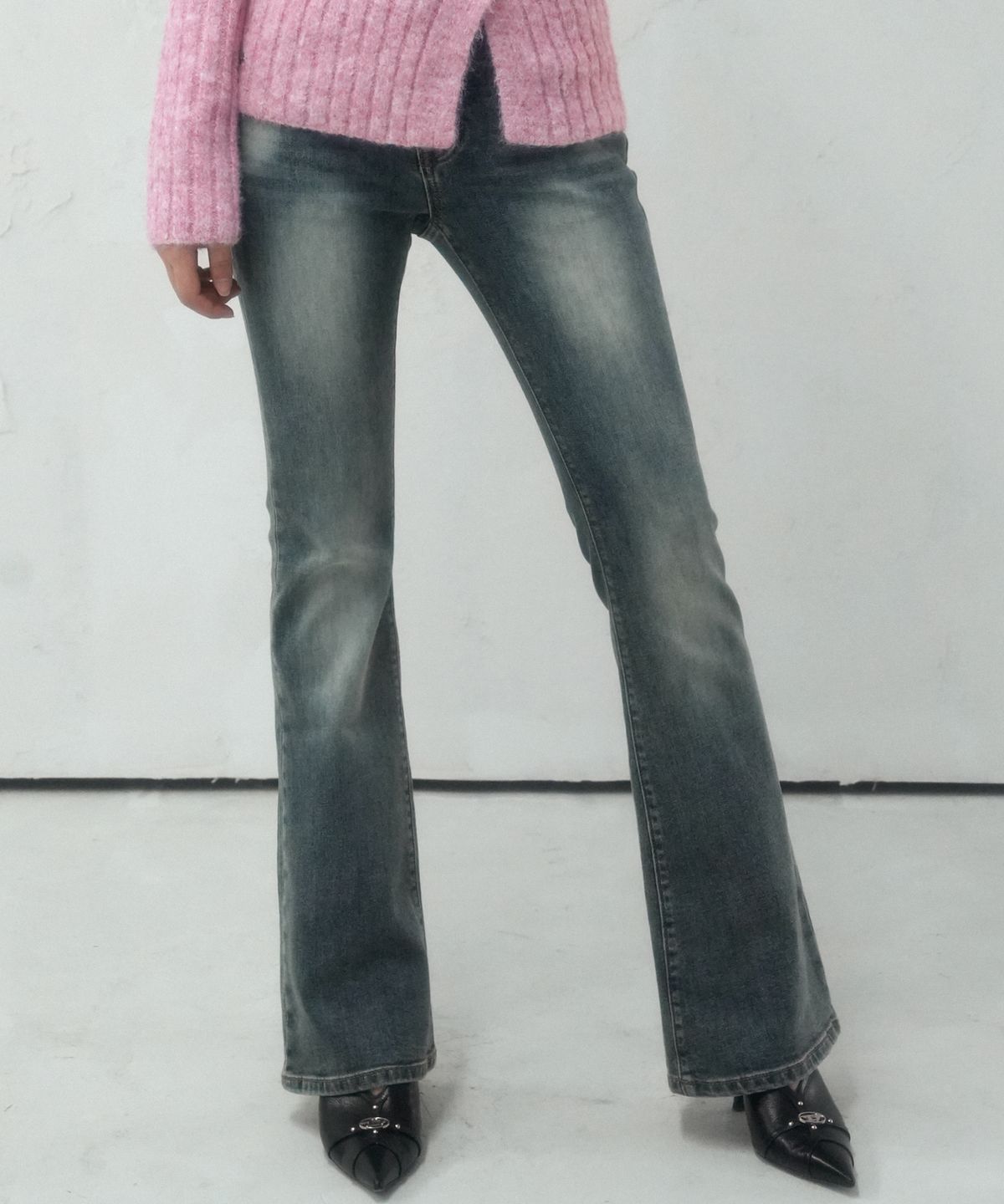 비바셔스(VIVACIOUS) Deau Bootscut Denim Pants BLUE
