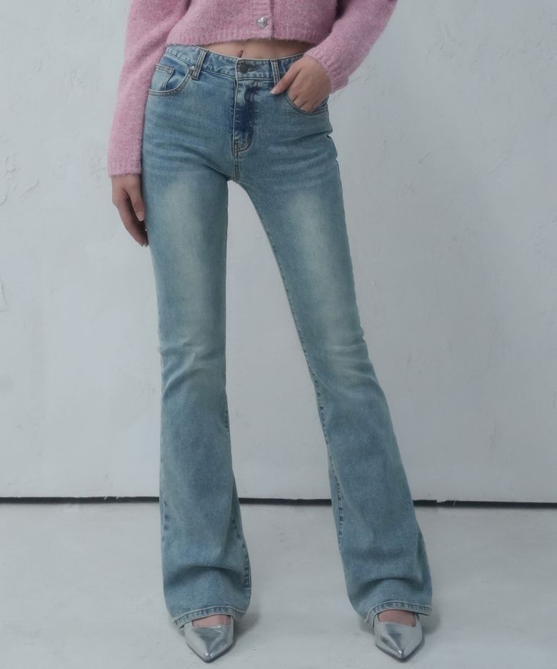Noel Bootscut Denim Pants LIGHT BLUE