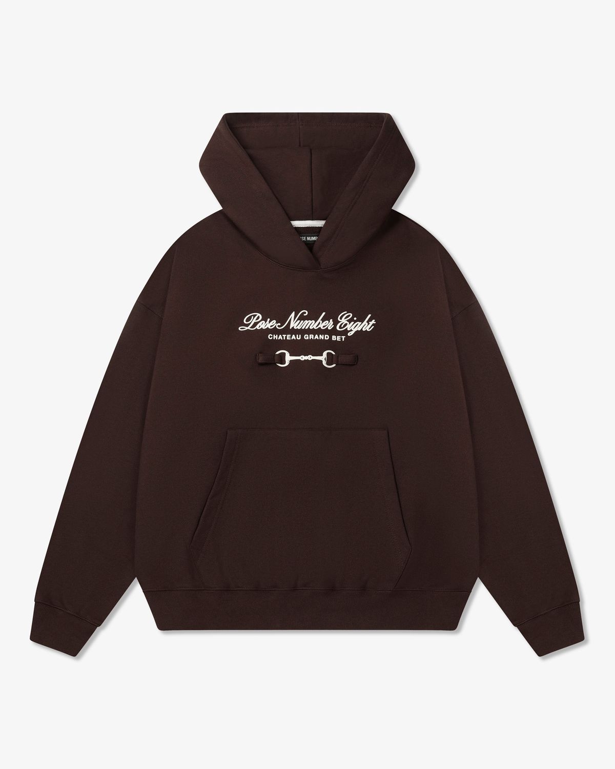 포즈넘버에잇(POSE NUMBER EIGHT) HORSE BIT HOODIE (BROWN)