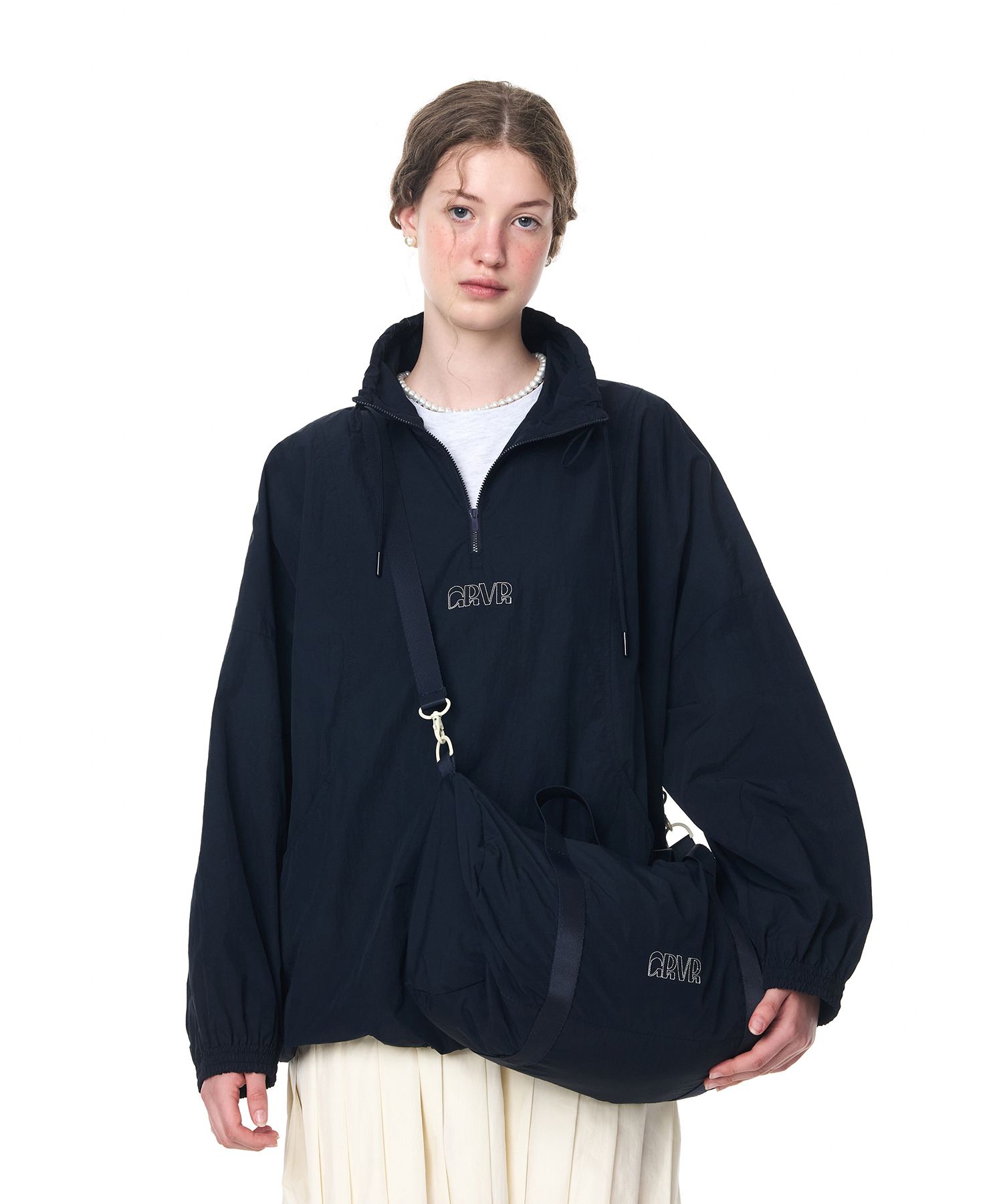 ★2024FW新作★GROVE★GRVR PLEATS ANORAK ☆2024FW新作☆GROVE☆GRVR PLEATS ANORAK (GROVE/アウター