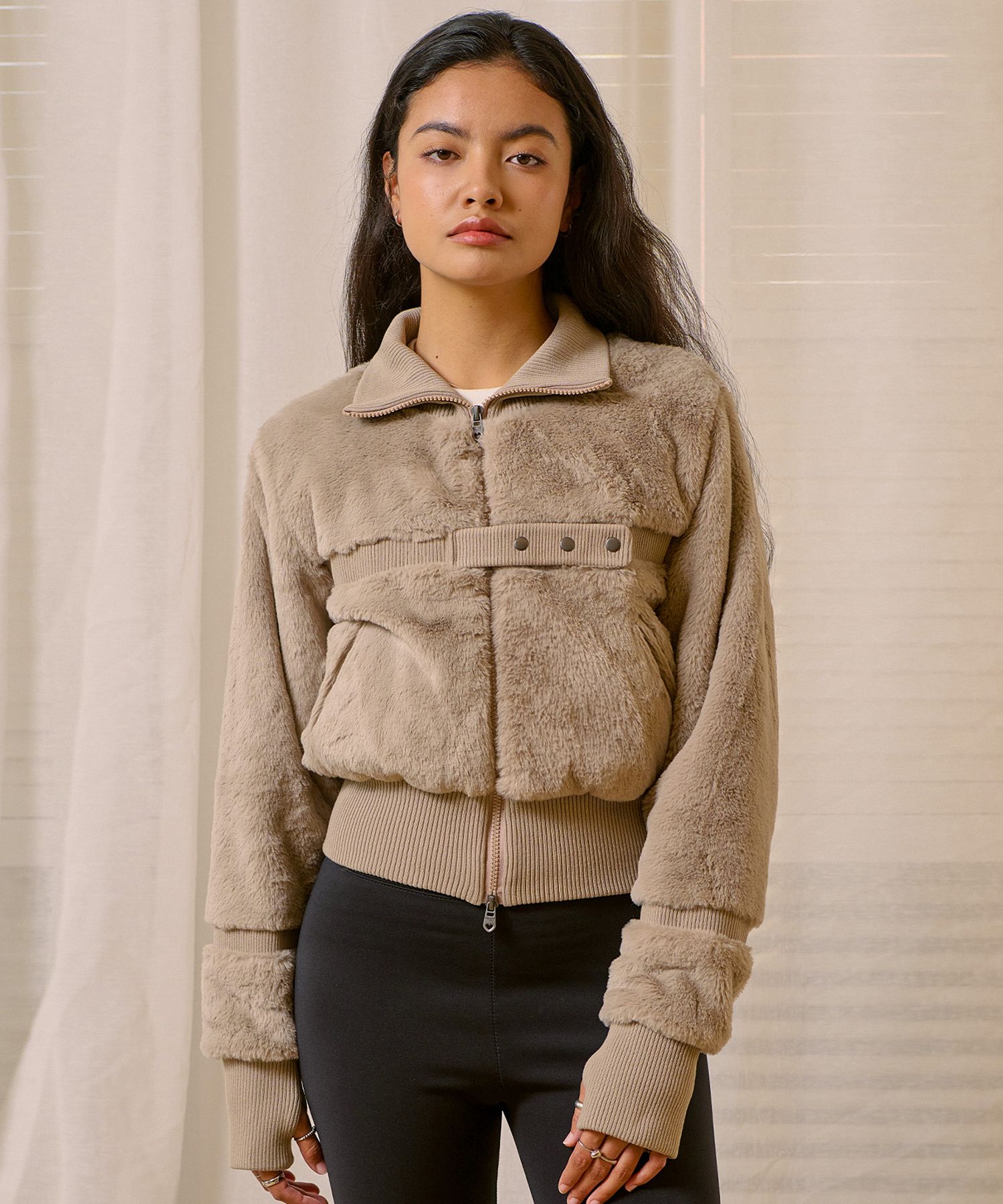 MUSINSA | BITTERCELLS Puppy Crop Jacket-Grey