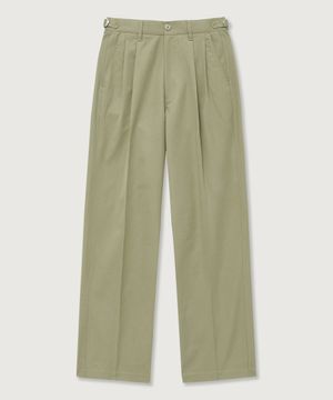 트윌 코튼 플리티드 팬츠 5color