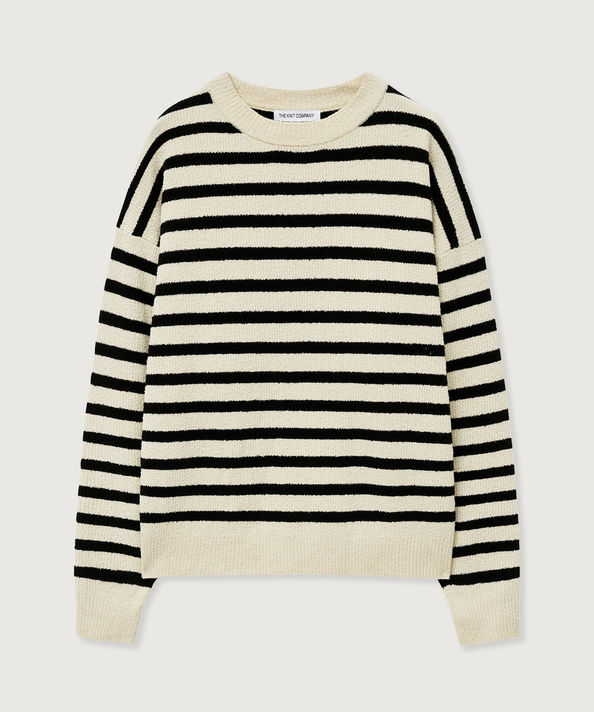 더니트컴퍼니(THEKNITCOMPANY) 텍스처드 스트라이프 니트 2color