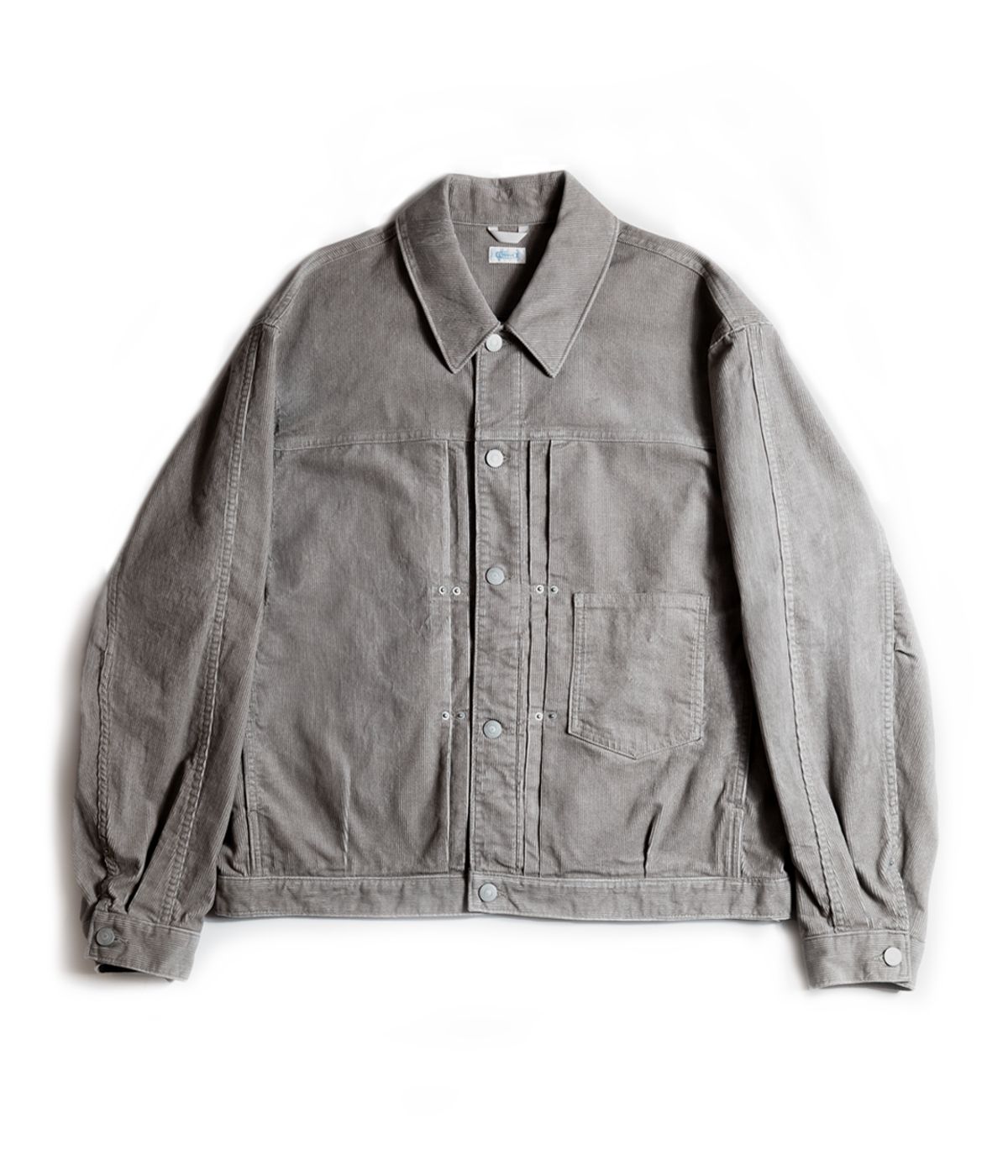 리슈(L'ISSUE) Type-1 Sulfur-dyed Corduroy Jacket (Washed Greige)