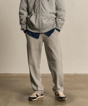 C로고 스트레이트 스웨트 팬츠 Normal Grey