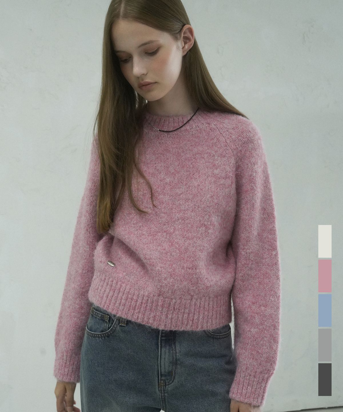 비바셔스(VIVACIOUS) Lumi Raglan Minimal Knit - 5COL