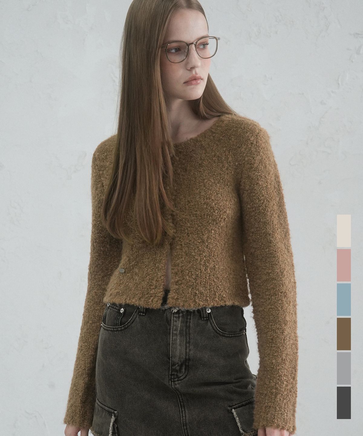 비바셔스(VIVACIOUS) La Pong Crop Cardigan - 6COL