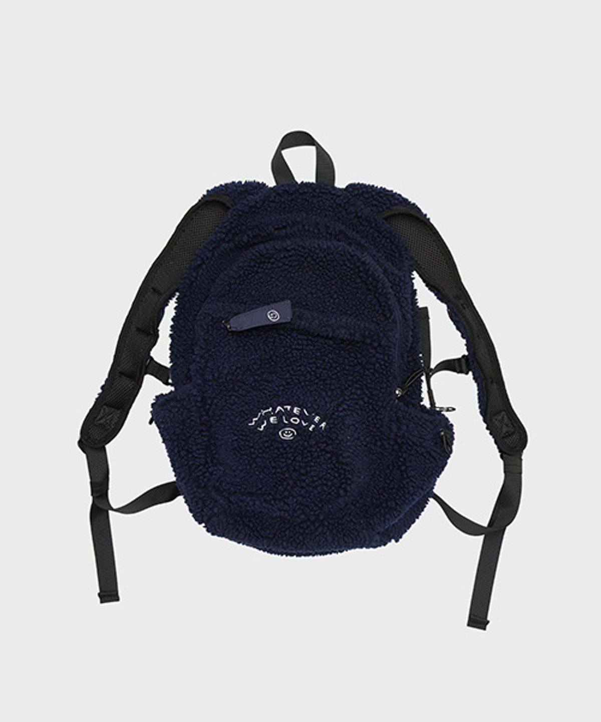 오울(OOOWL) FLEECE BACKPACK WE LOVE NAVY