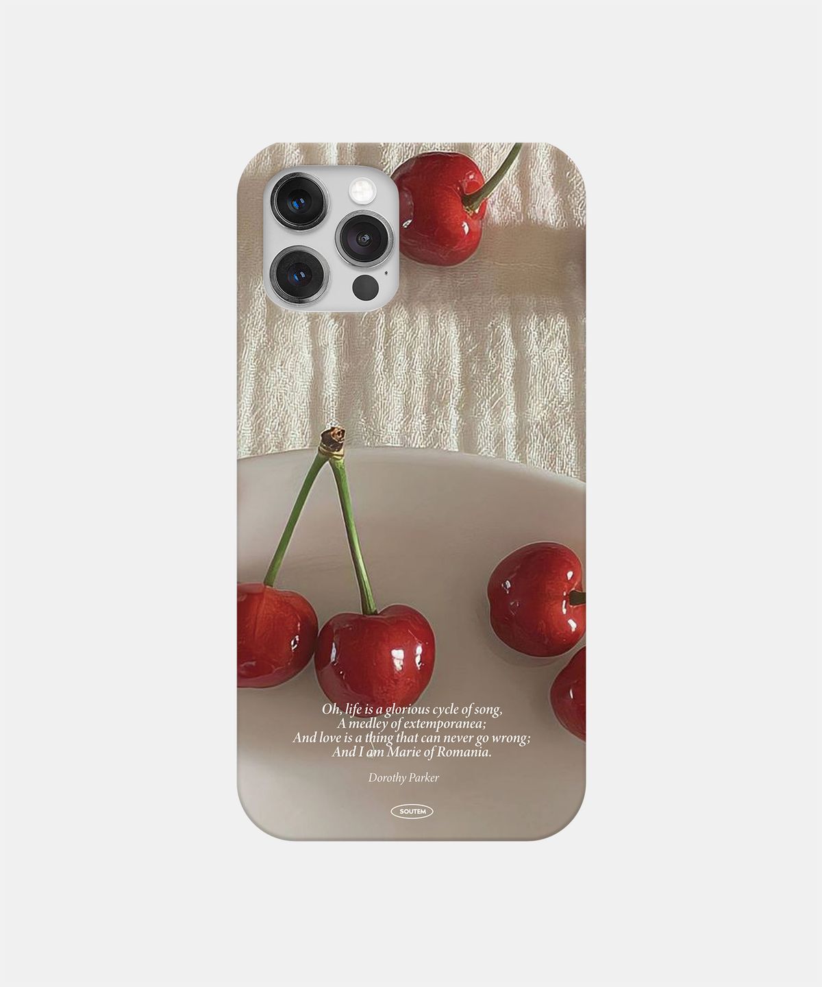 소유템(SOUTEM) Inner Piece Cherry Phone Case_Hard