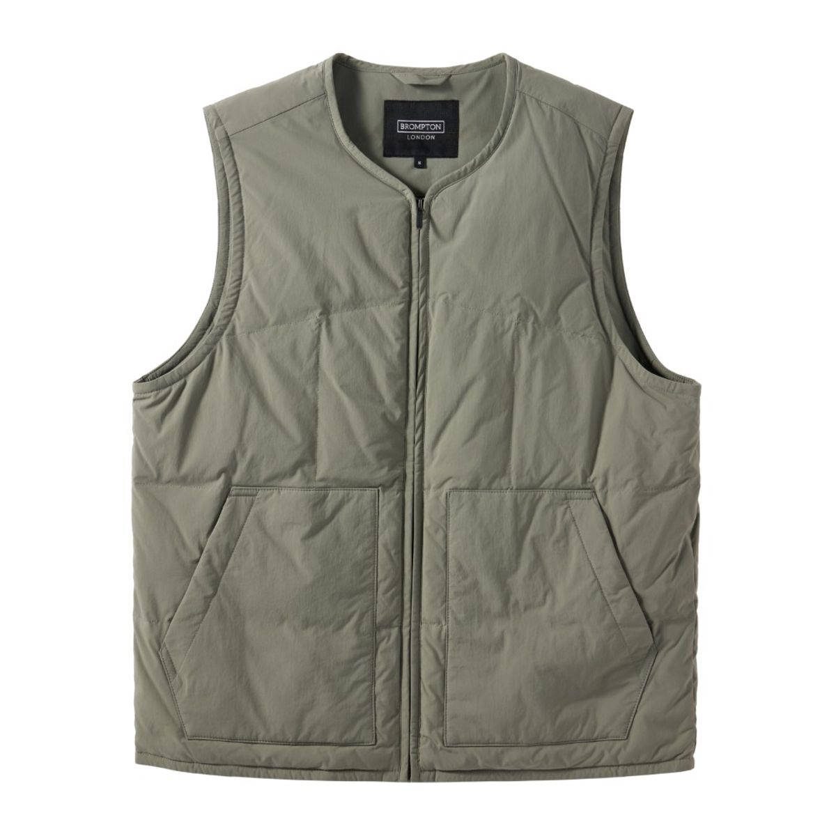 브롬톤 런던(BROMPTON LONDON) AEROWARM LIGHTWEIGHT DOWNVEST - KHAKI (P244UDV101)