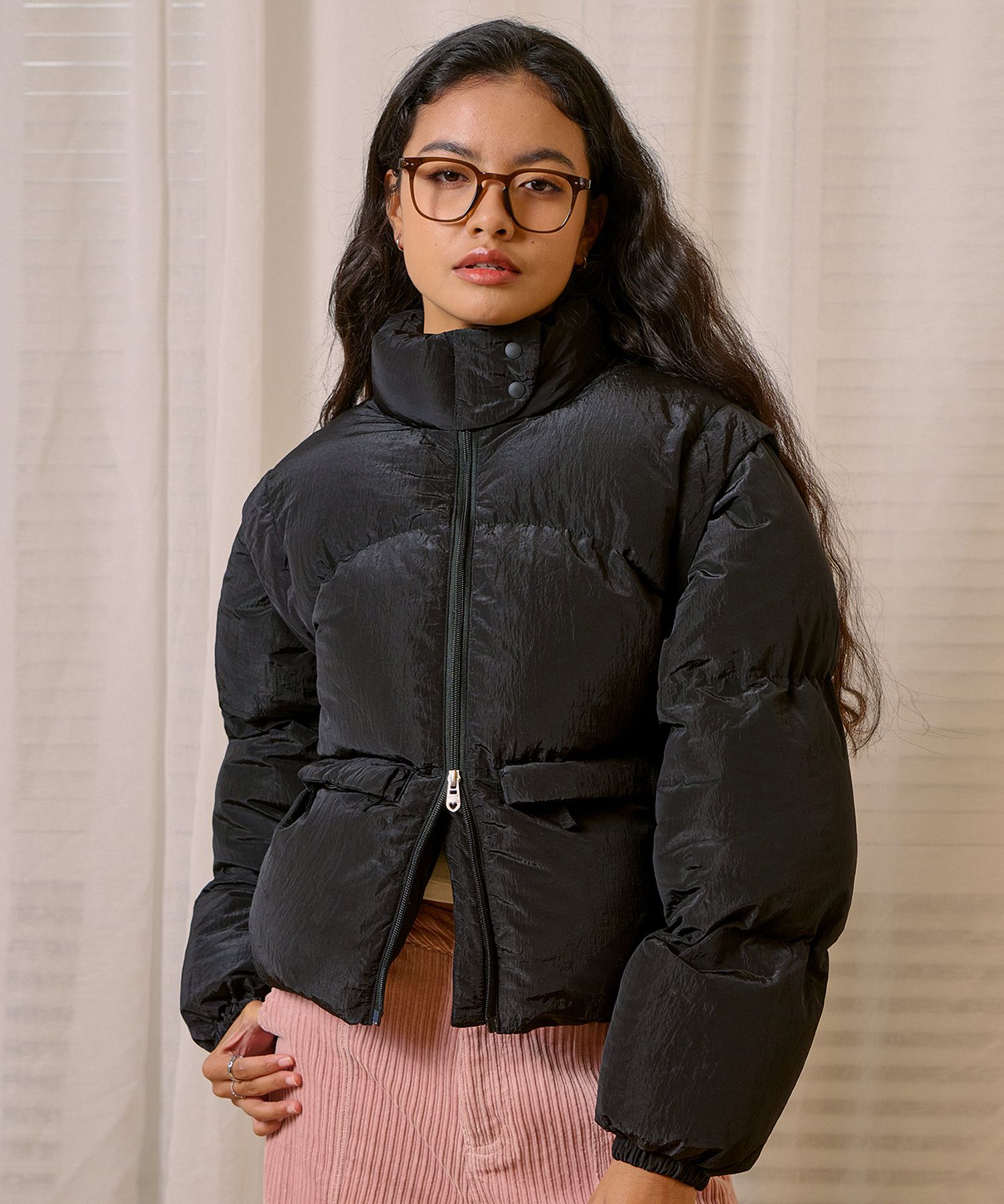 【BITTER CELLS】 Jolly Puffer Jacket / 追跡付 MUSINSA公式 | BITTERCELLS Jolly Puffer Jacket-Black