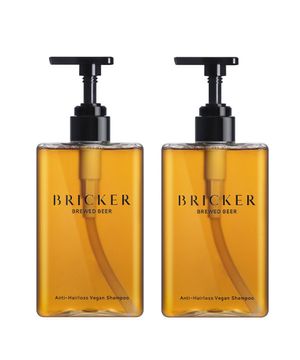 브릭커 브루드 비어 맥주효모 캐스터오일 탈모샴푸 500ml 2개