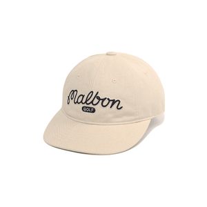 말본 레터 볼캡 BEIGE