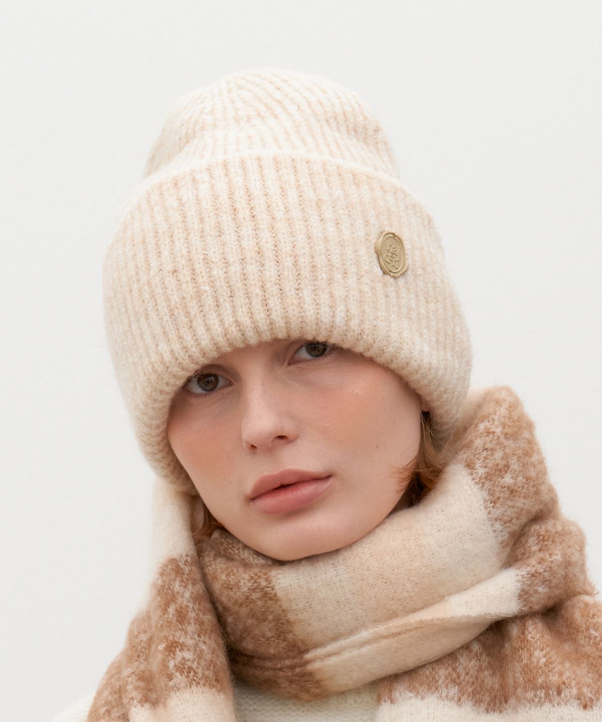 할렌(HALDEN) heavy wool knit beanie (C053_ivory)