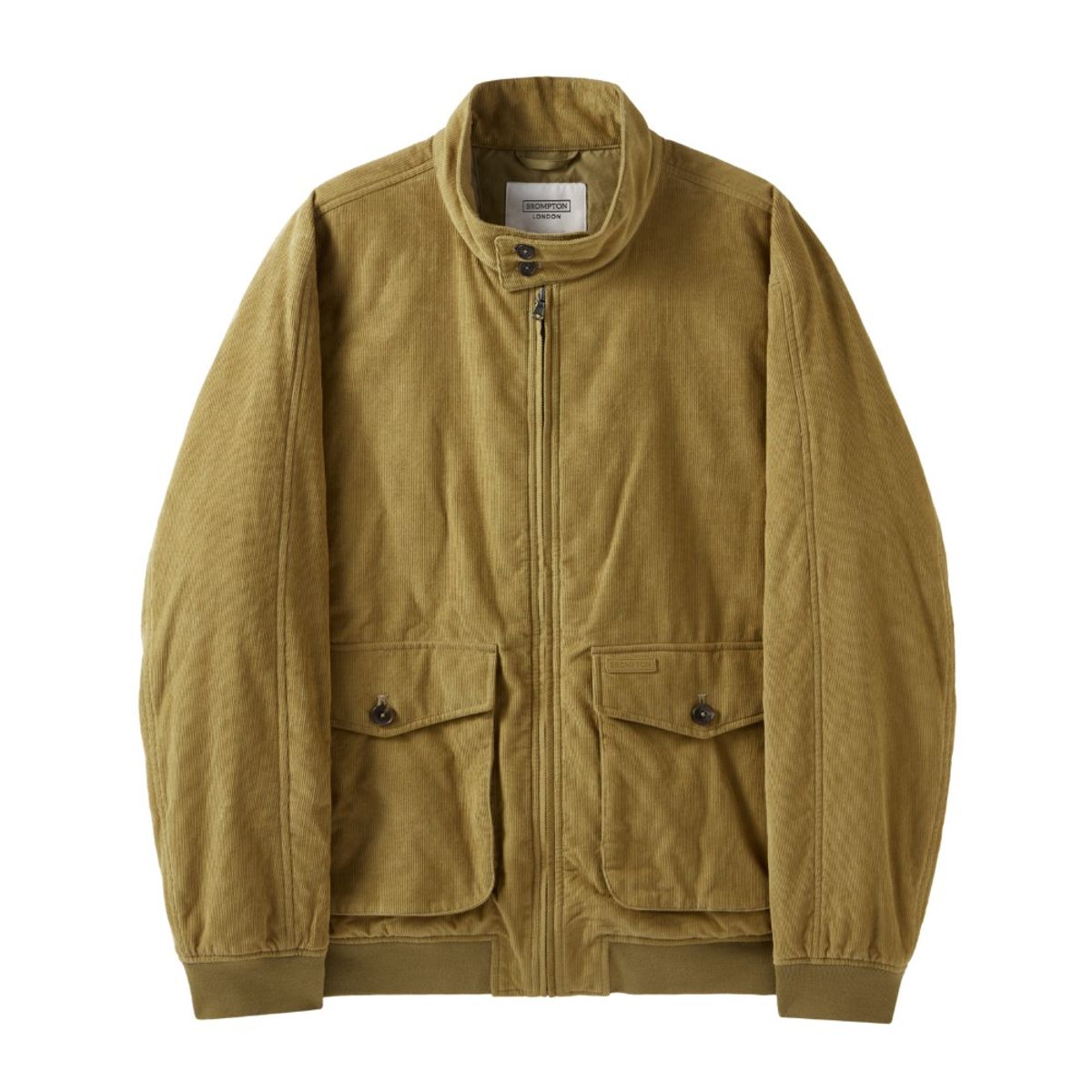 브롬톤 런던(BROMPTON LONDON) CODUROY HARRINGTON JUMPER - BEIGE (P244UPD404)