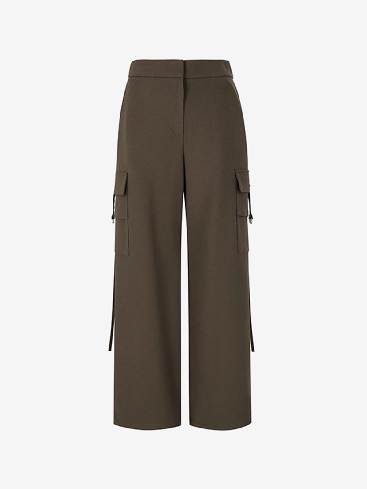 브이엔와이스튜디오(VNYSTUDIO) Wool blended streight cargo trousers_YZALPN3