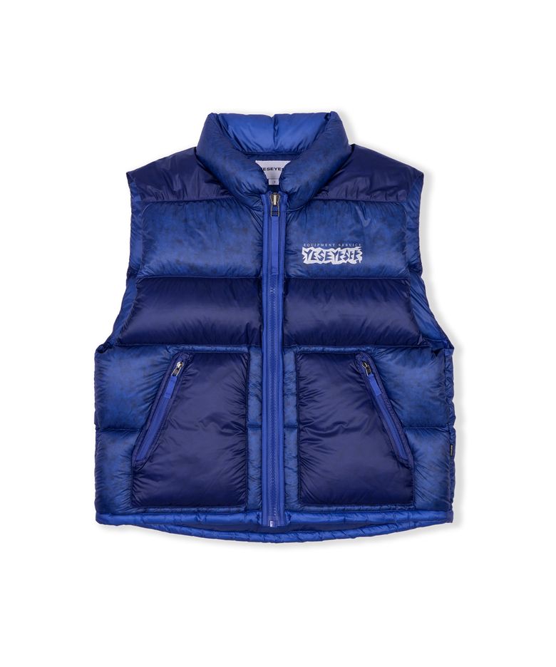 Hooligans Down Vest V2 Blue