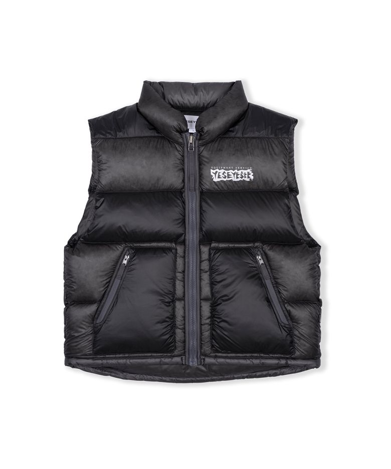 Hooligans Down Vest V2 Charcoal