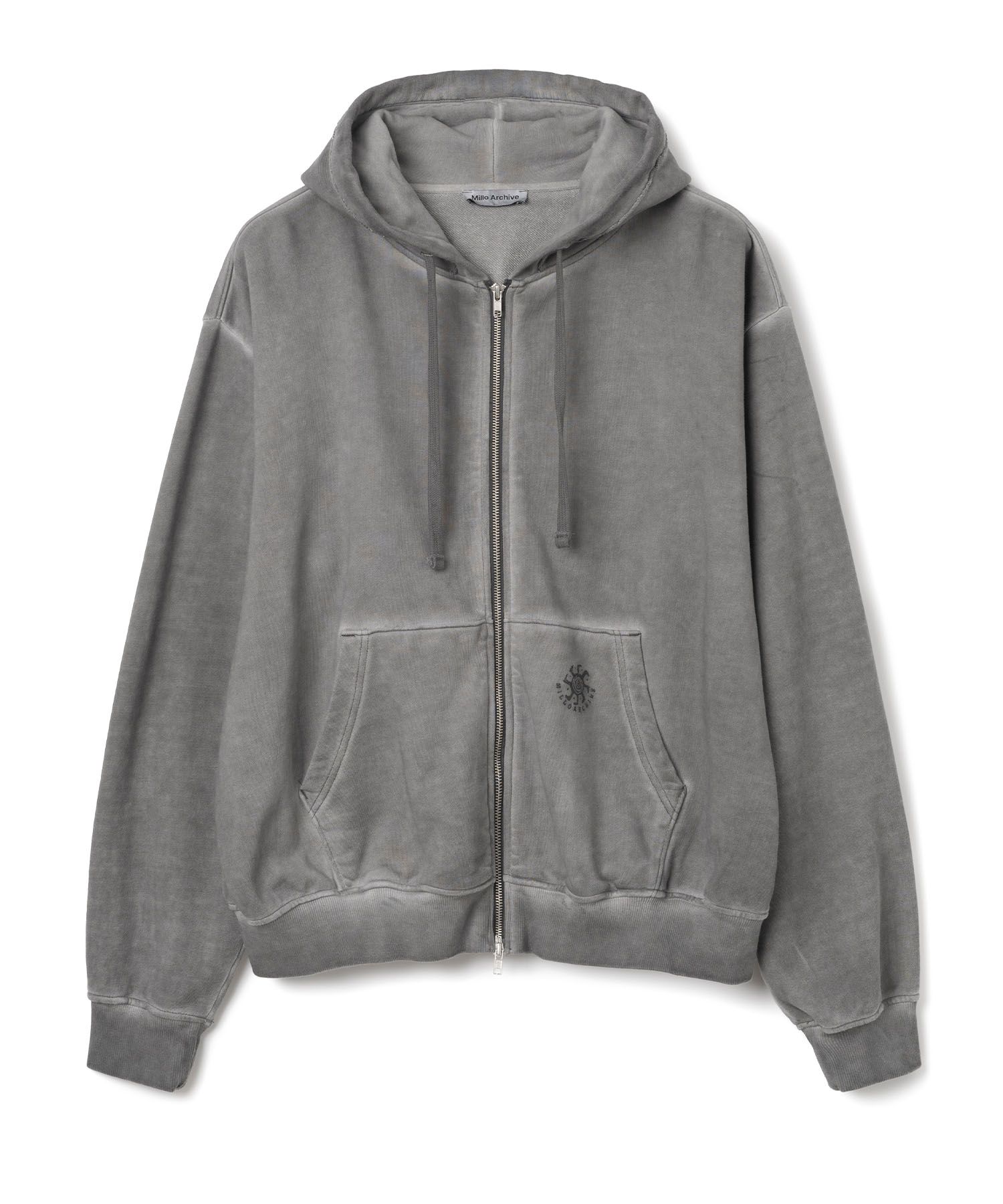 SEVENTEENのDK着用LMOODのPiece Dyed Hoodie Knit Zip-up MUSINSA | LMOOD Peace Dyed Hoodie Knit Zip-up Stained Charcoal