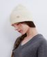 wool 100 knit beanie (C054_ivory)