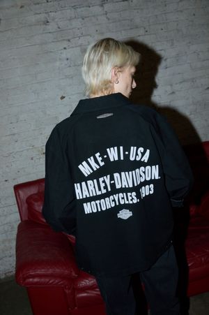 린백 코튼 블루종_블랙 HH15103205