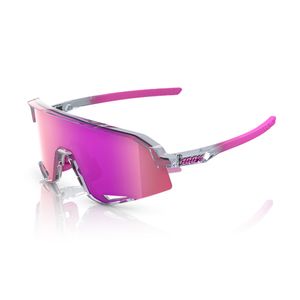 슬렌데일 폴리쉬드 트랜슬러센트 그레이 - 퍼플 멀티레이어 미러 렌즈