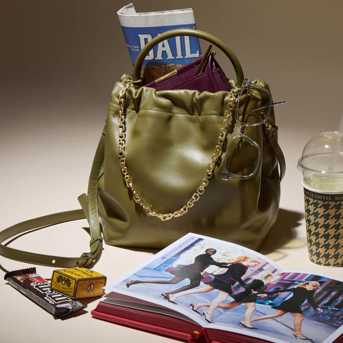 쿠론(COURONNE) Belle Shoulder 21 (Khaki)_RCBSX24656KHX