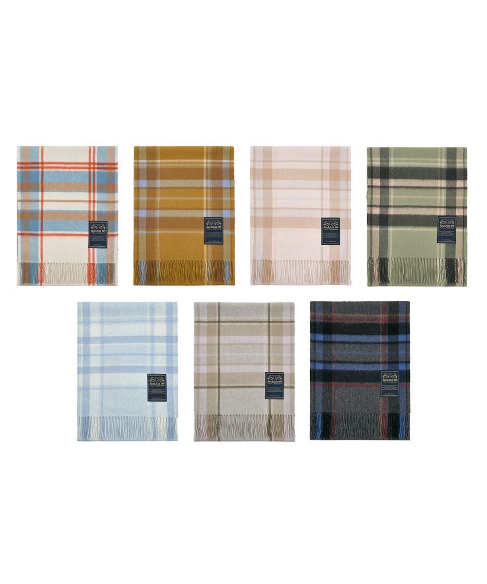 MUSINSA | ROCKFISH WEATHERWEAR CLASSIC WOOL SCARF CHECK - 7 colors