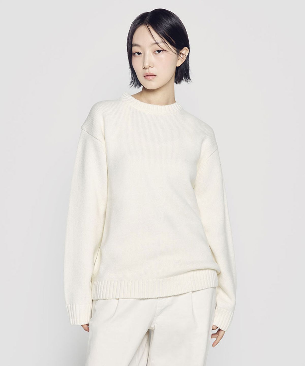 아크메드라비(ACME DE LA VIE) OVERSIZE SET UP KNIT (2COLOR)