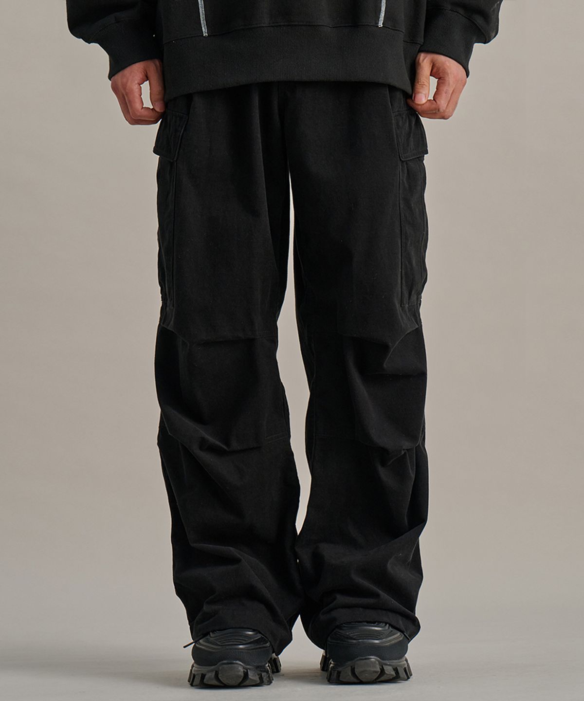 논타입(NONTYPE) M51 HEAVY PANTS (BLACK)