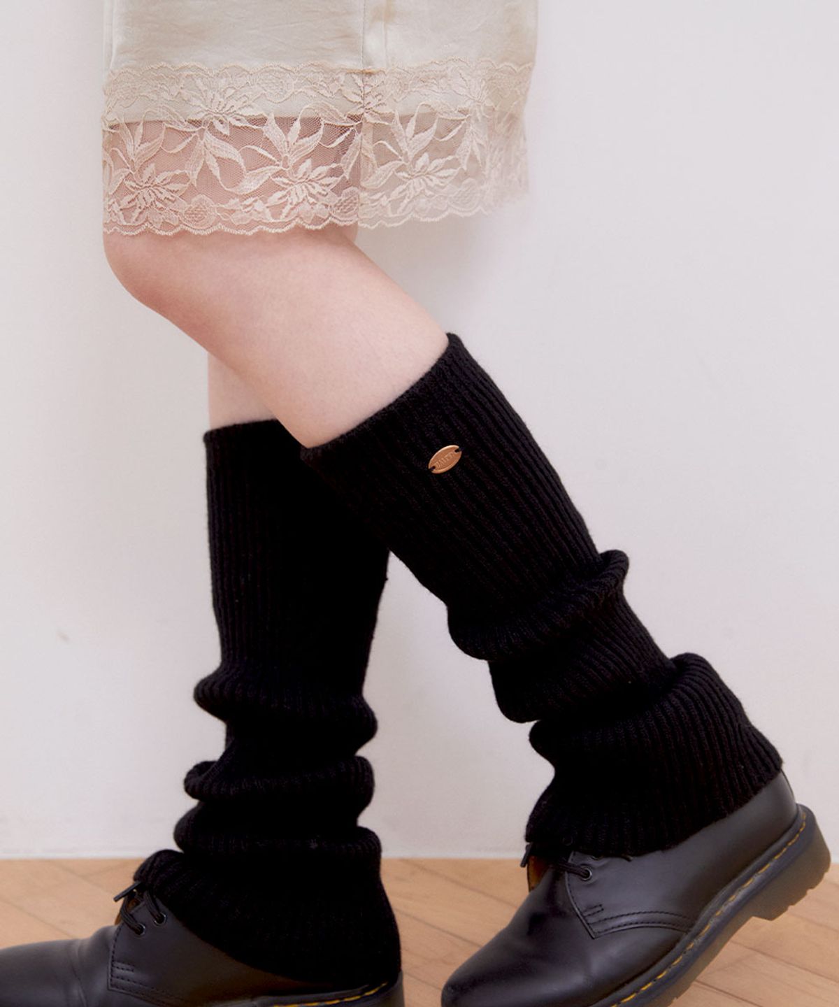 할렌(HALDEN) boots cut leg warmer (F002_black)