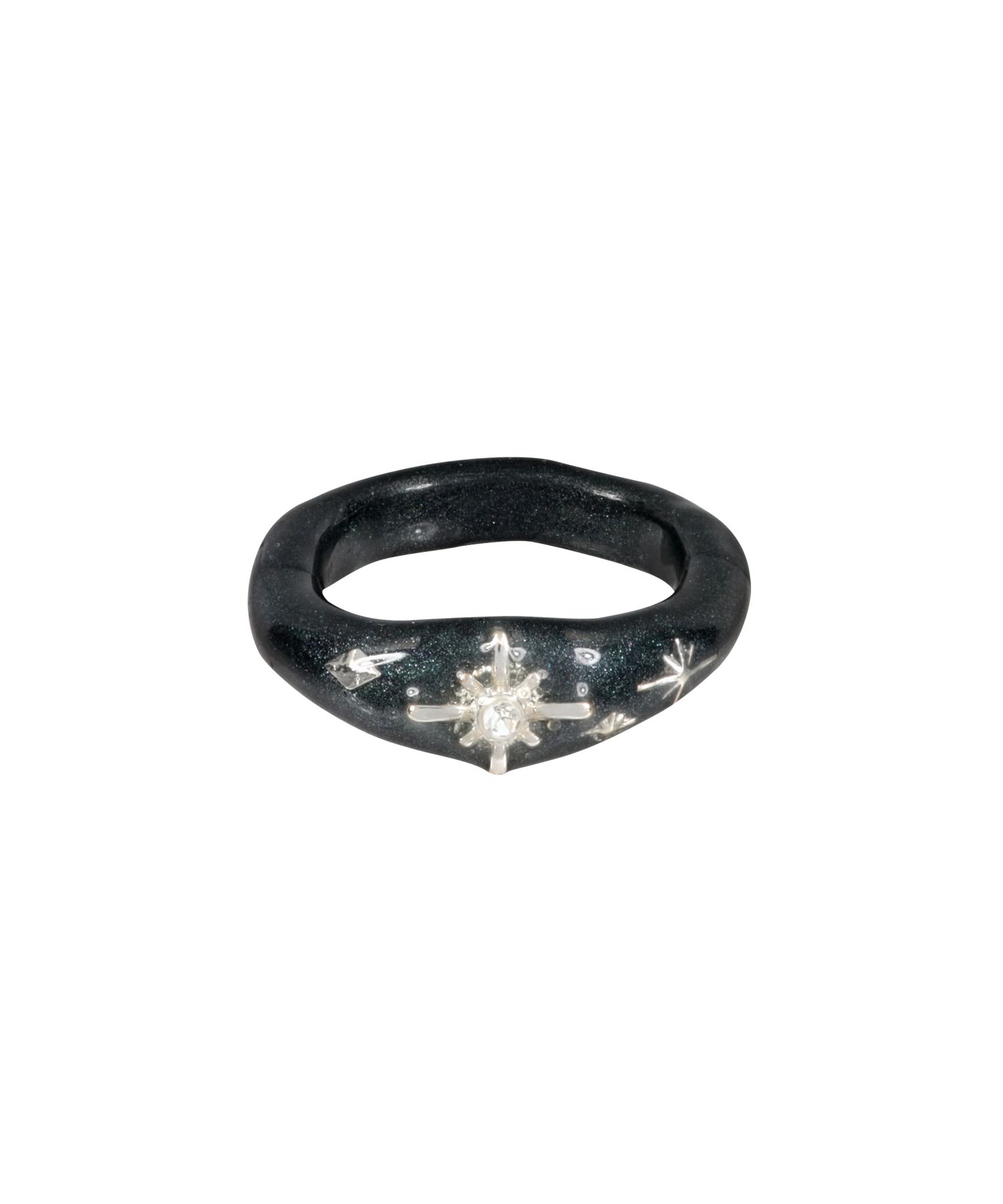 ☆nff☆ starry night ringblack nff43 MUSINSA | NFF starry night ring-black