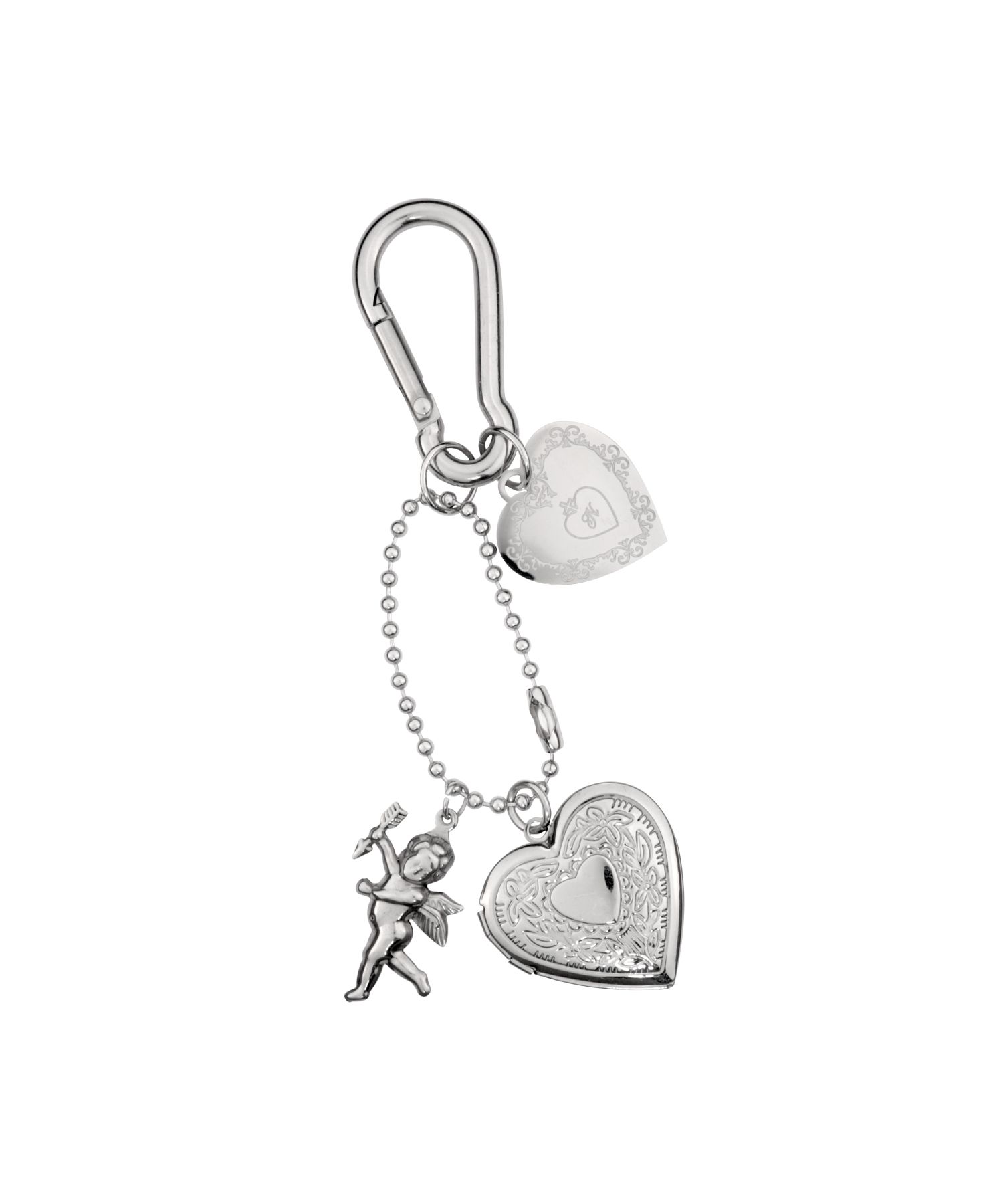 ◎NFF◎ heart branch keyringsilver nff1 MUSINSA | NFF cupid heart keyring-silver