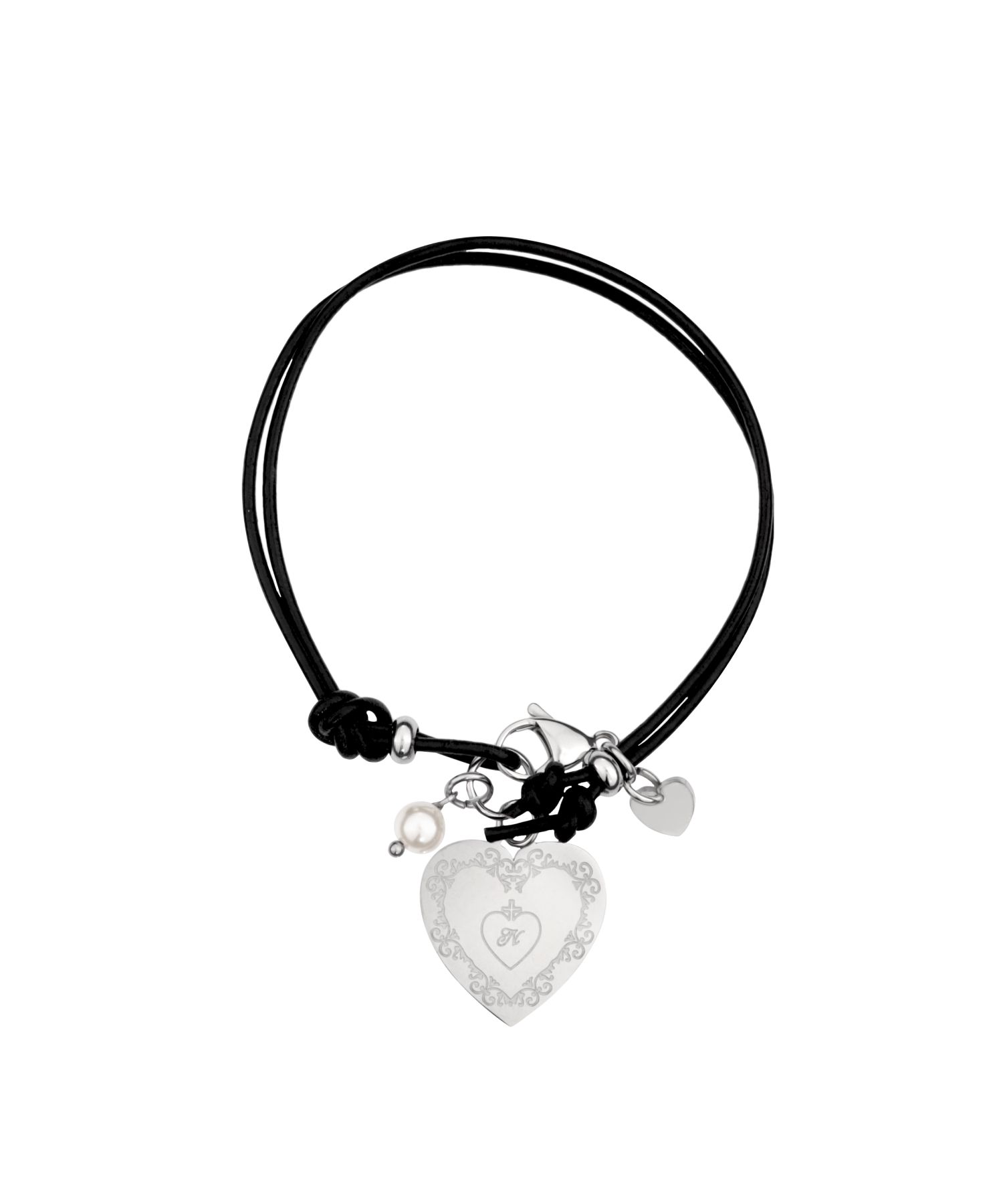 ☆nff☆ heart luxe leather keyringblack nff1 MUSINSA | NFF heart luxe leather keyring-black