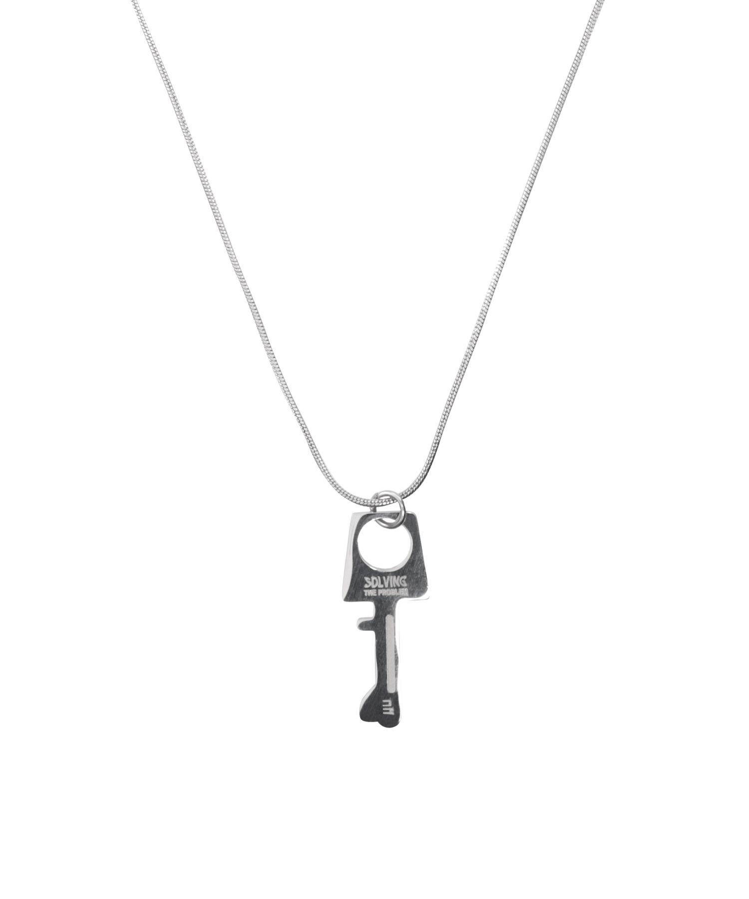 [韓国人気ジュエリー] nff solving key necklace-silver MUSINSA | NFF solving key necklace-silver