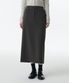 우먼즈 스트레이트 맥시 스커트 [건메탈]