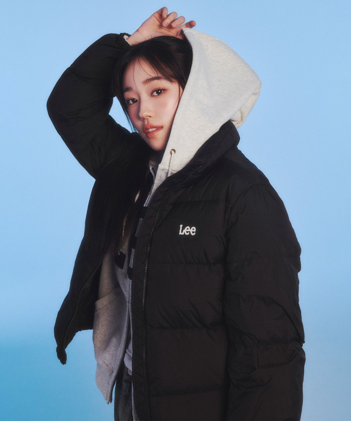 리(LEE) 베이직 다운 블랙